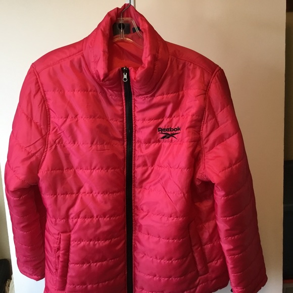 Reebok Jackets & Blazers - Reebok bright pink puffer jacket in excellent condition. Size XL.